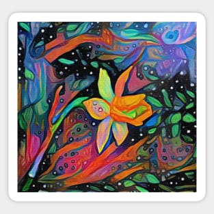 Magic Garden Daffodil Sticker